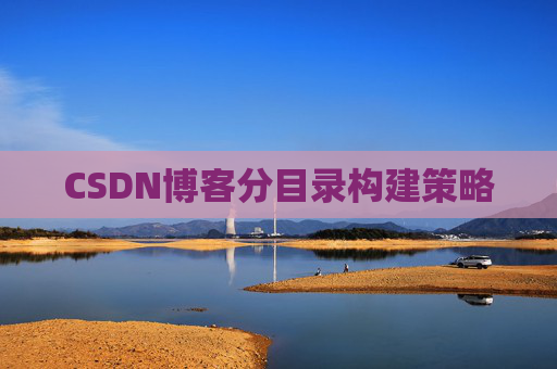 CSDN博客分目录构建策略